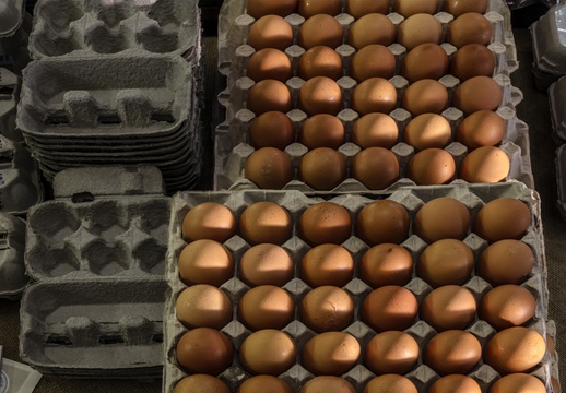 Free range eggs at Natures Way Farm Stall and Bakery