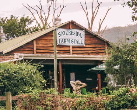 Natures Way Farm Stall, restaurant, bakery uses farm fresh produce from our working dairy farm