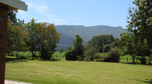 Views of the Tsitsikamma mountains from the Natures Way Farmhouse